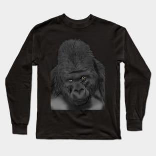 Black Gorilla Long Sleeve T-Shirt